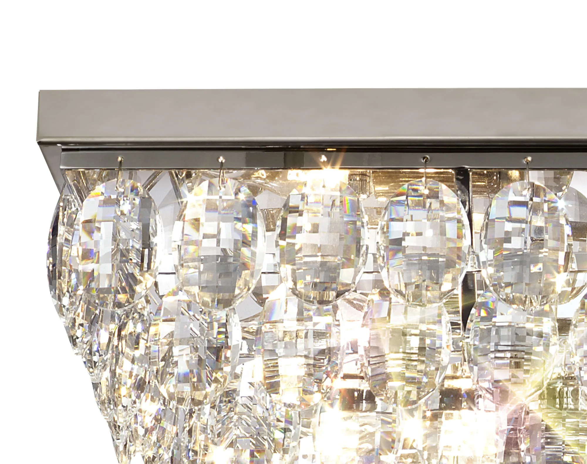 Coniston Linear Flush Ceiling 5 Light Polished Chrome IL32824  Diyas Coniston Polished Chrome